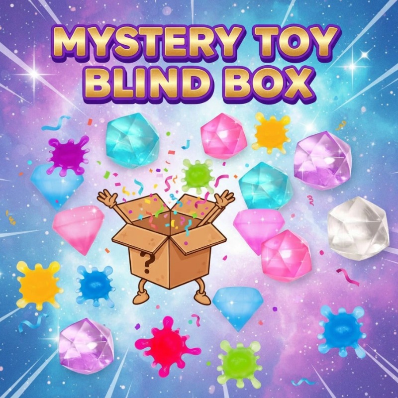 Mystery Box Blind Bag - Draws Squishy Mystery Box Random Pulls