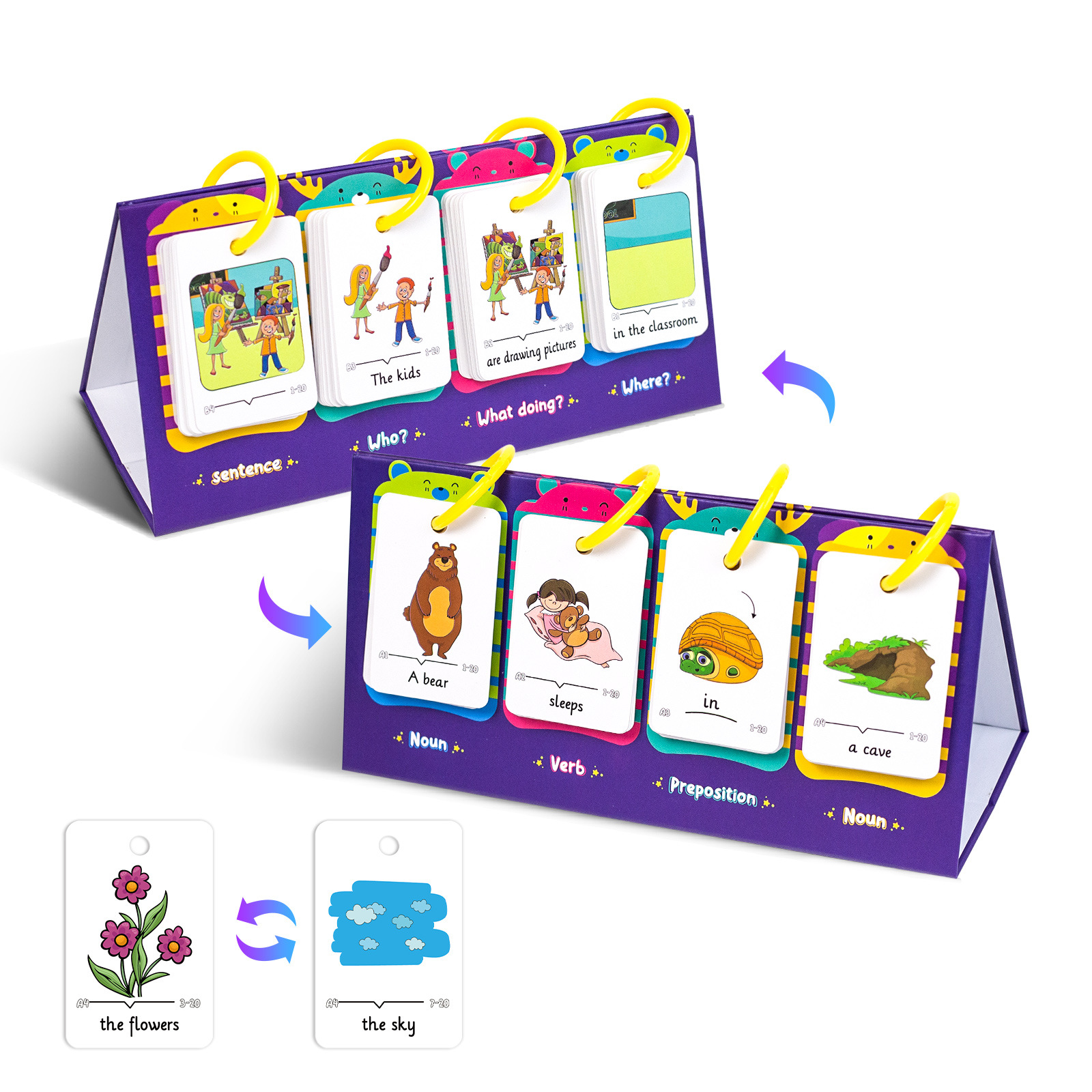 80Pcs Table Model Visual Word  - Graded Card Display avaliação e preço