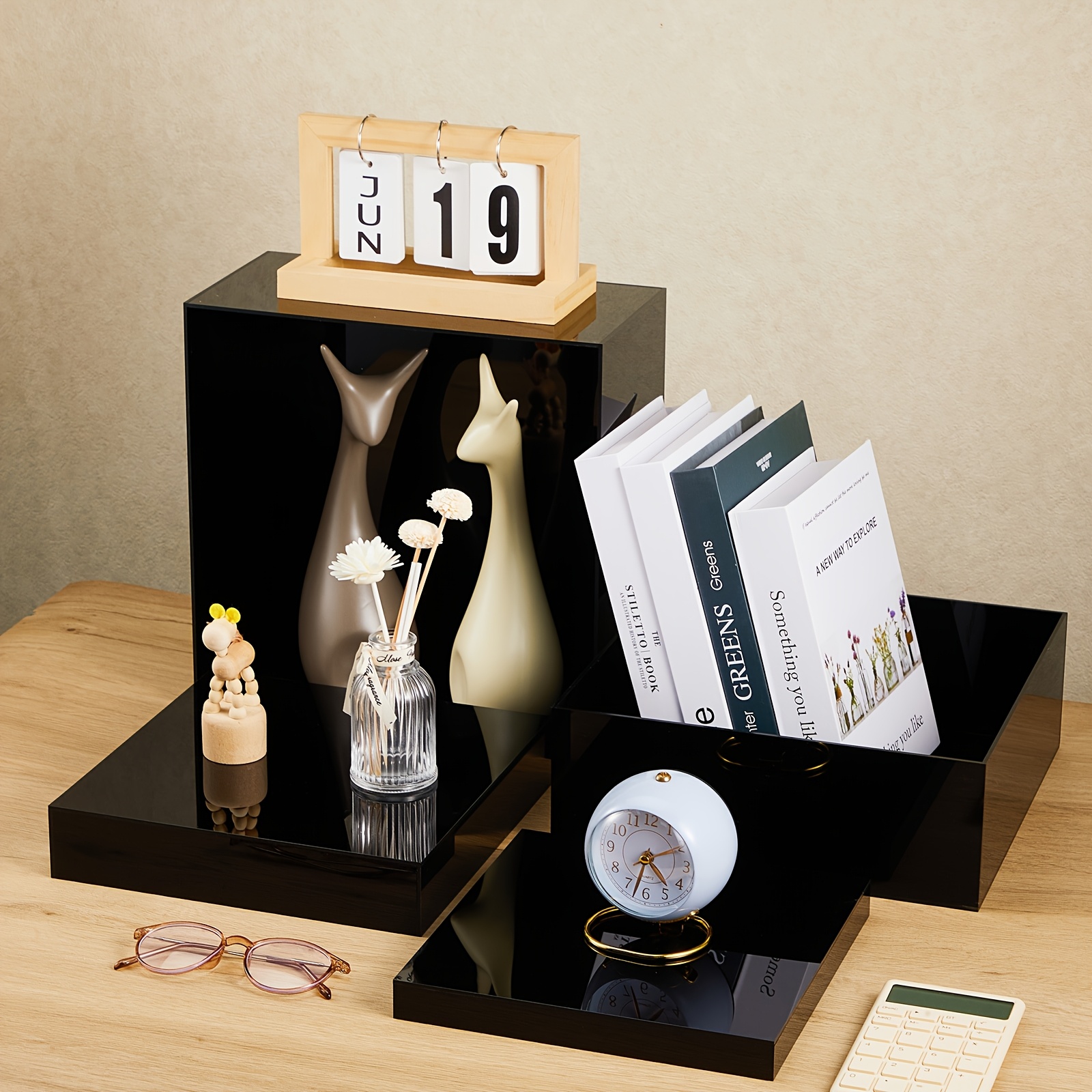 7pcs Buffet Risers Set Acrylic - Display Risers Set avaliação e preço