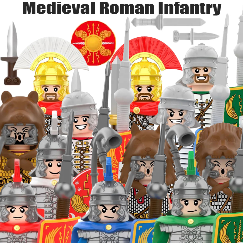 MOC Medieval Military Roman In - Lego Minifigure Holder avaliação e preço