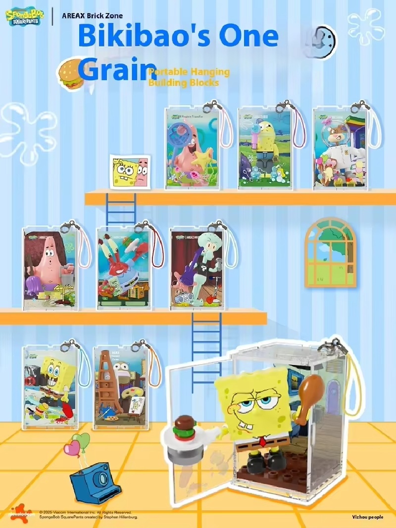 AREAX Genuine SpongeBob Bikini - Building Block Mini avaliação e preço
