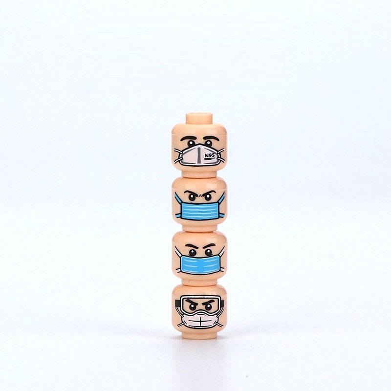 MOC City Face Heads Mini Actio - Lego Minifigure Holder avaliação e preço