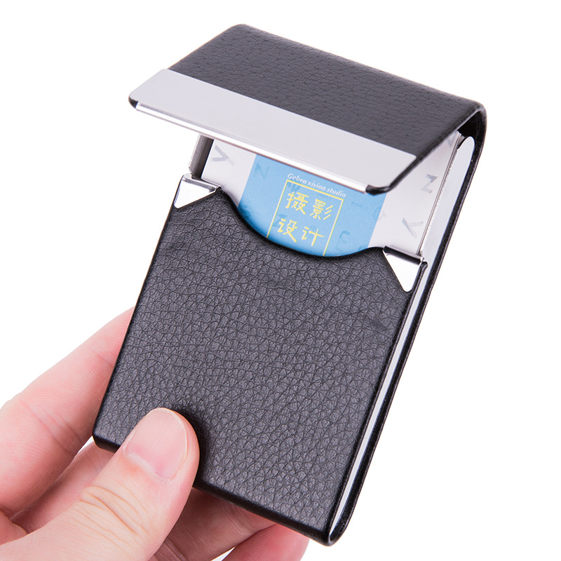 1 PC Business Card Holder Case - Card Top Loader avaliação e preço