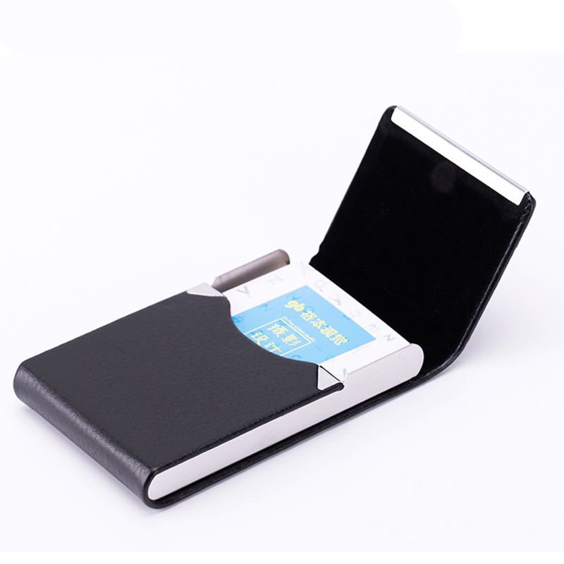 1 PC Business Card Holder Case - Card Top Loader avaliação e preço