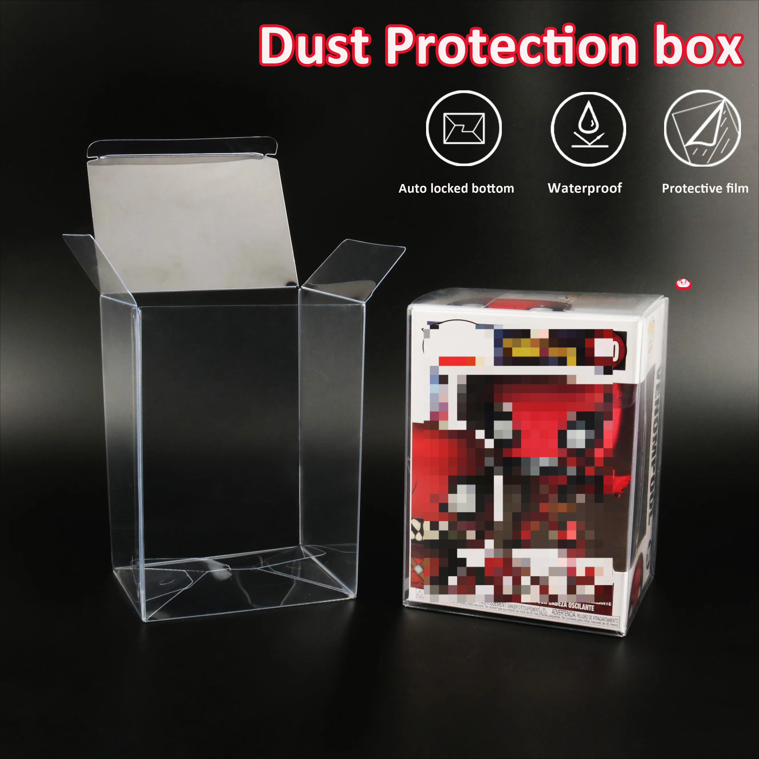 10/20pcs Transparent Protector - Funko Pop Protector avaliação e preço