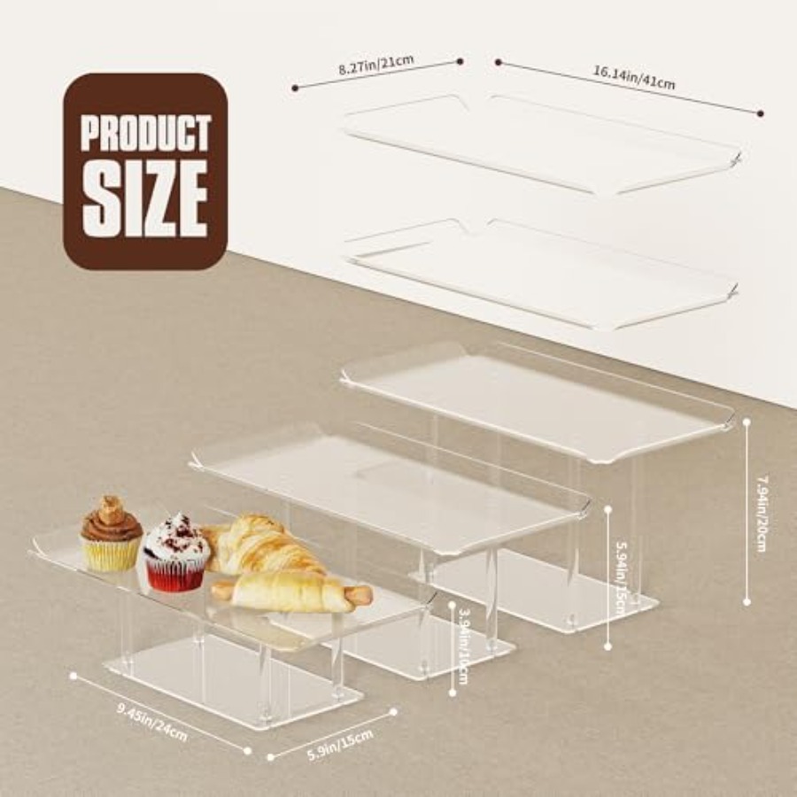 6 Pack Dessert Table Display S - Display Risers Set avaliação e preço