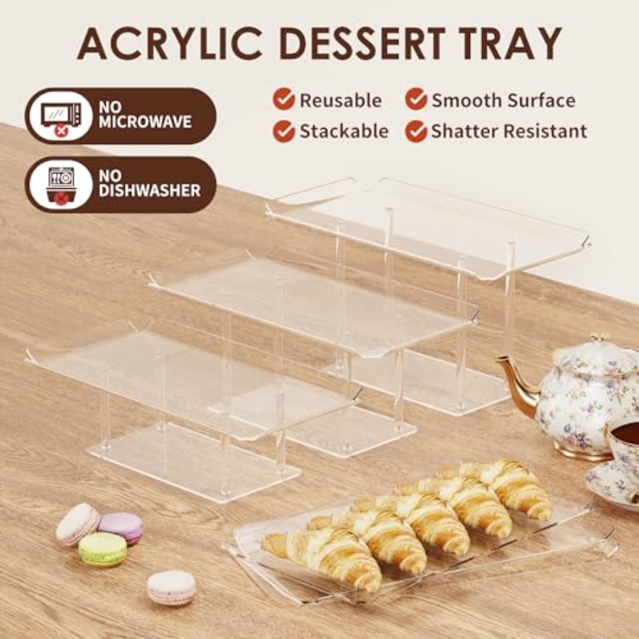 6 Pack Dessert Table Display S - Display Risers Set avaliação e preço
