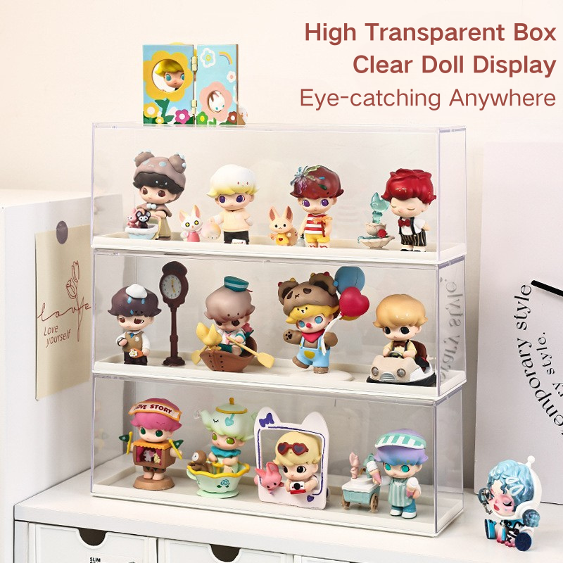 Dustproof Stackable Figure Sto - Pop Display Shelf avaliação e preço