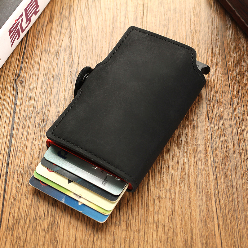 Slim Business Card Holder Men  - Card Top Loader avaliação e preço