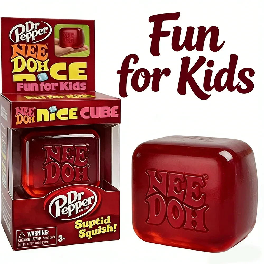 Dr Pepper x NeeDoh Nice Cube S - Fidget Cube Original avaliação e preço