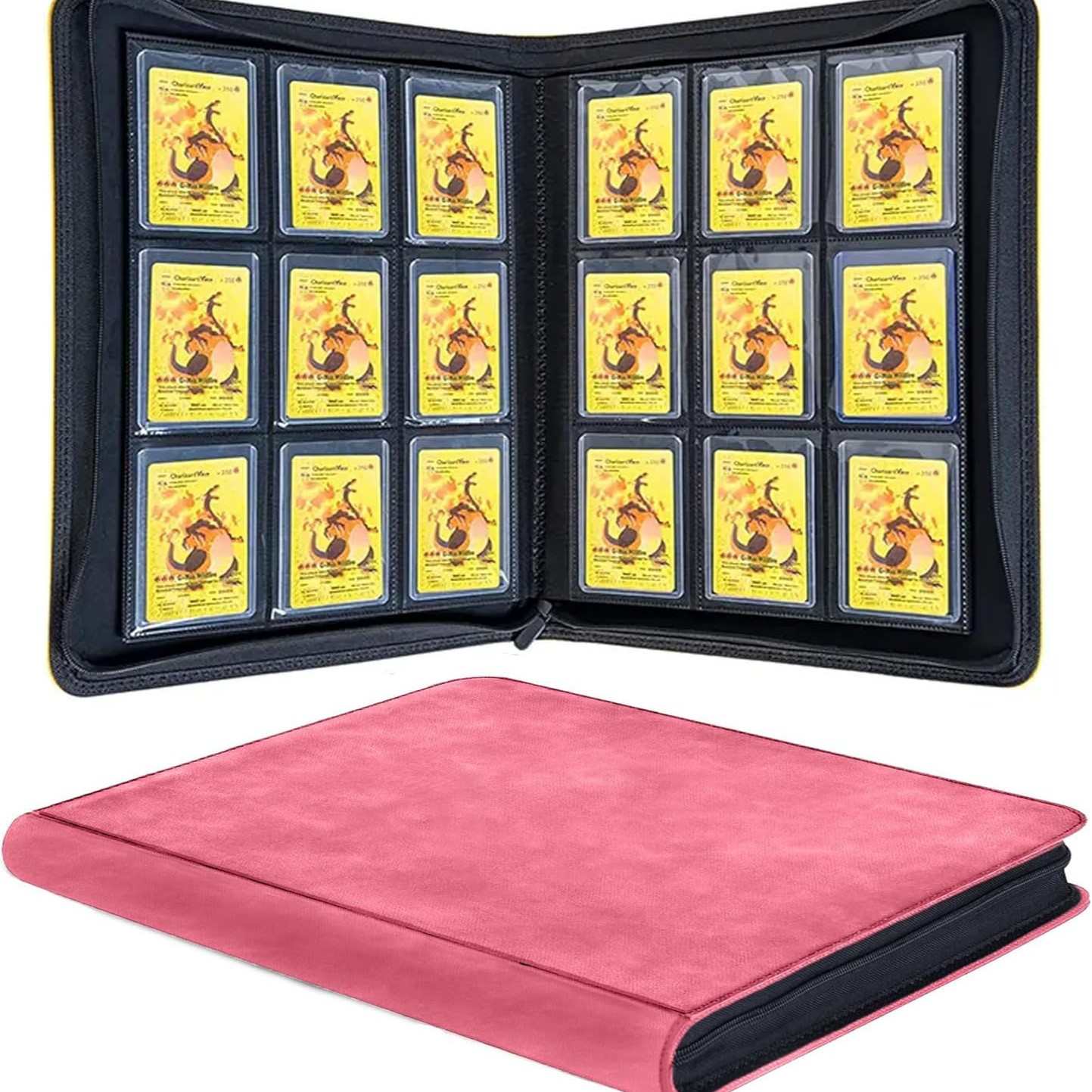 PU Suede 288 Hold TCG Card Bin - Pokemon Binder Card avaliação e preço
