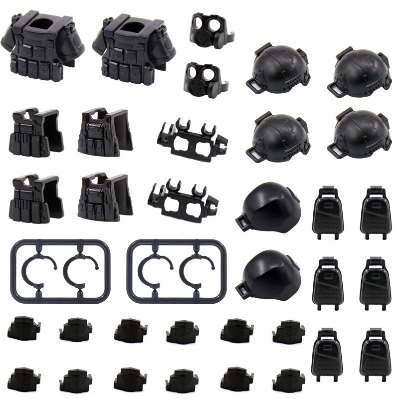 MOC Military Weapons SWAT City - Lego Minifigure Holder avaliação e preço