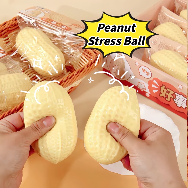 In Stock Peanut Stress Ball Cr - Vinyl Figure Blank avaliação e preço