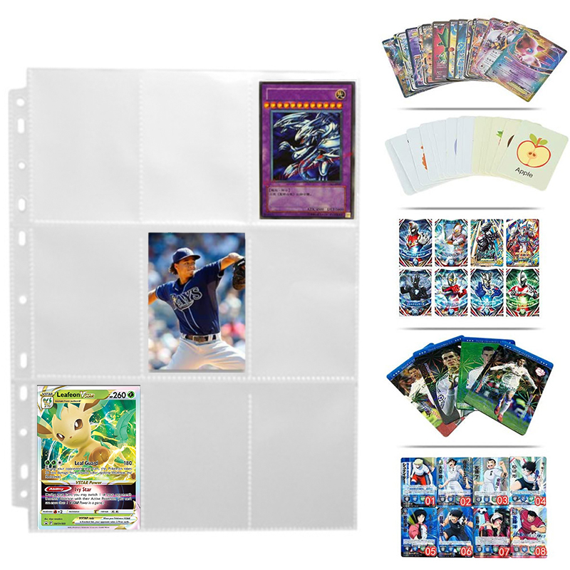 50pcs 9 Pocket Trading Gaming  - Card Penny Sleeve avaliação e preço