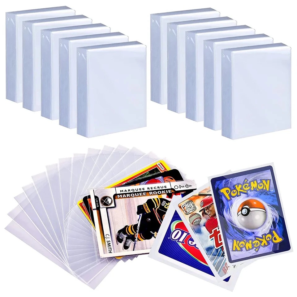 200 Pcs Transparent Playing Ca - Card Penny Sleeve avaliação e preço