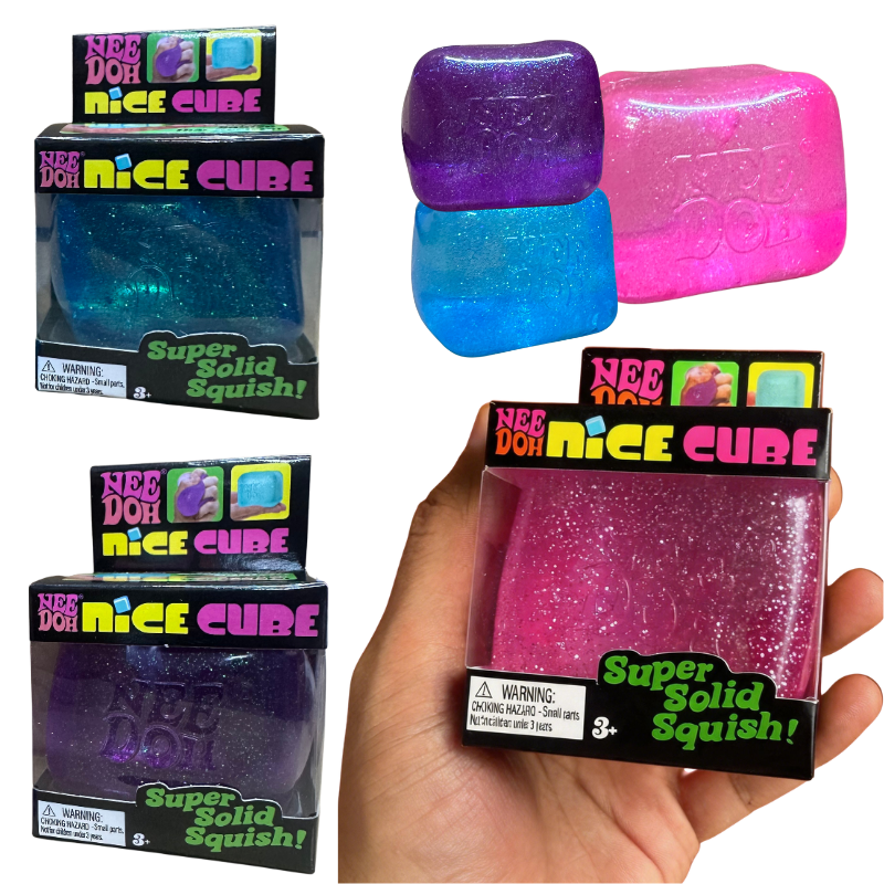 Schylling Nee Doh Glitter Cube - Fidget Cube Original avaliação e preço