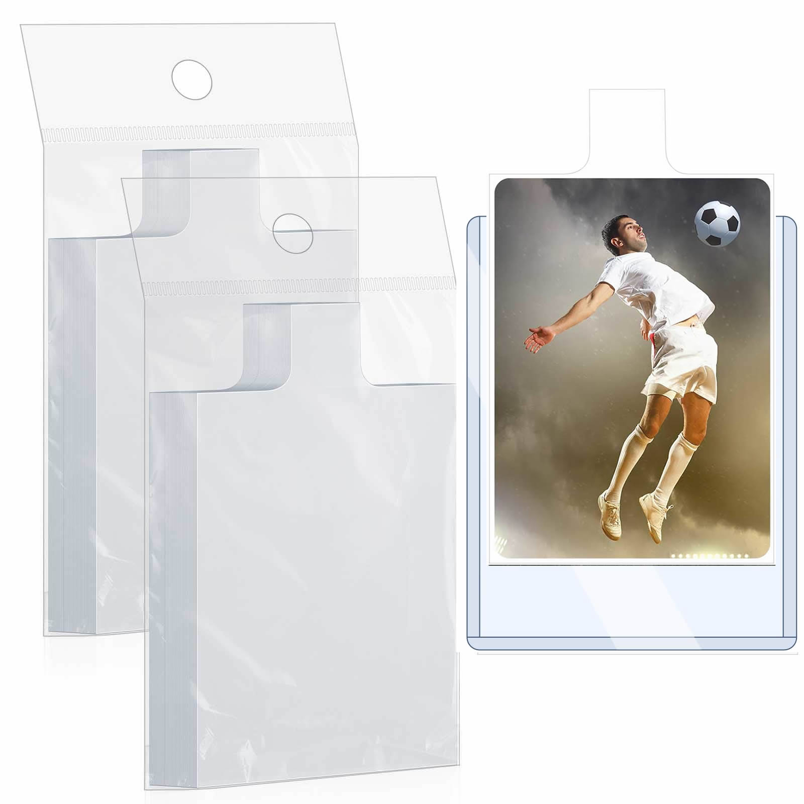 100-1000pcs 65*90mm Raised Typ - Card Penny Sleeve avaliação e preço