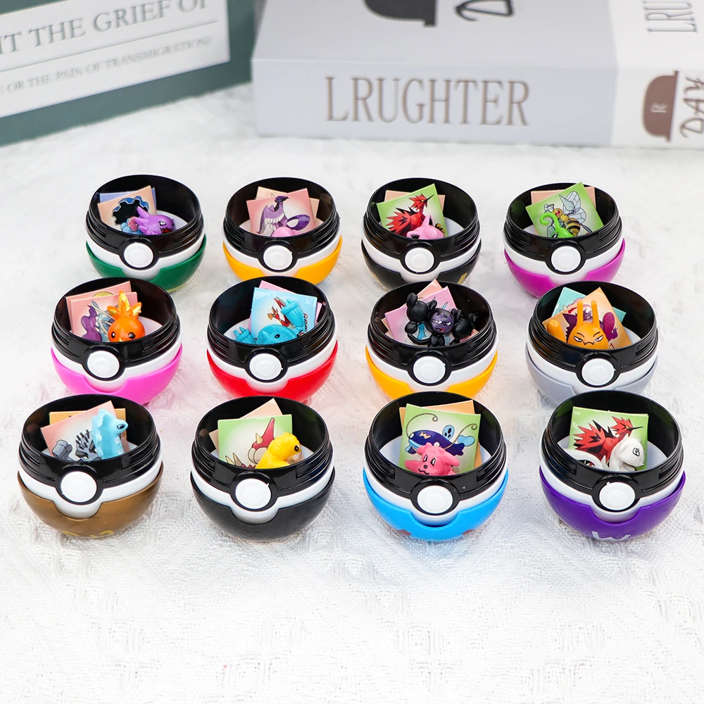 12PCS Pokemon Ball Pokeball Pi - Vinyl Figure Blank avaliação e preço