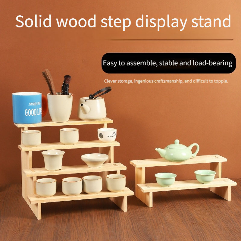 Wood Display Riser Wood Displa - Display Risers Set avaliação e preço