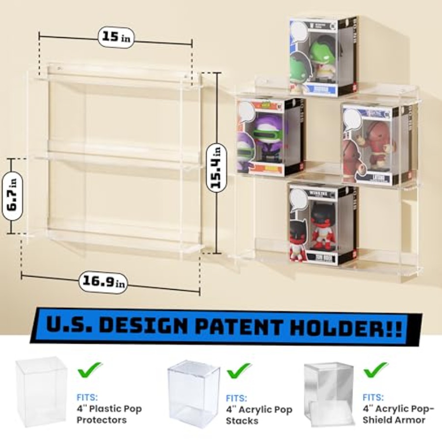 Wall Display Shelves Compatibl - Pop Display Shelf avaliação e preço