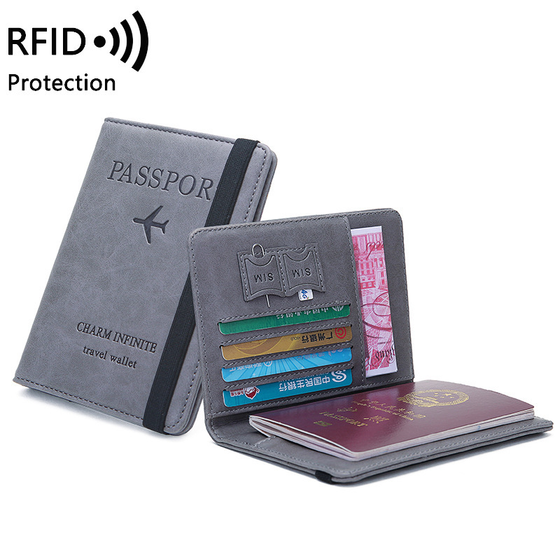 Unisex PU Leather Passport Hol - Card Top Loader avaliação e preço