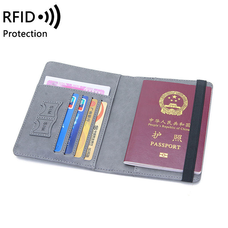 Unisex PU Leather Passport Hol - Card Top Loader avaliação e preço