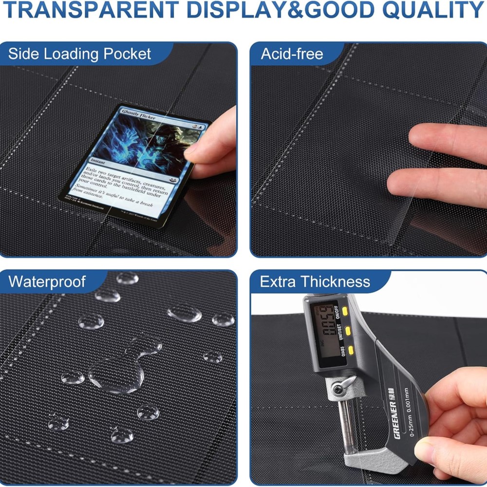 50Pack 900 Pockets Trading Car - Trading Card Binder avaliação e preço