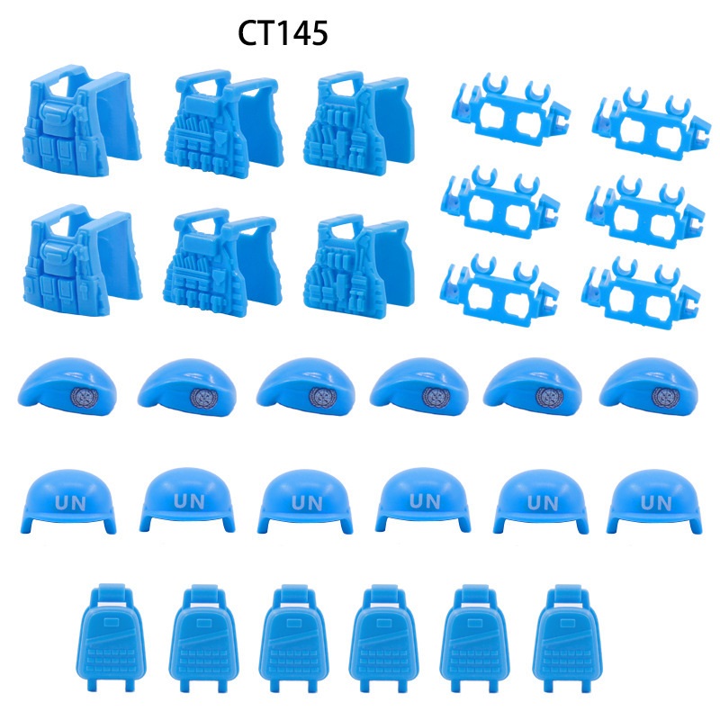 UN peacekeeping Forc Beret Bul - Lego Minifigure Holder avaliação e preço