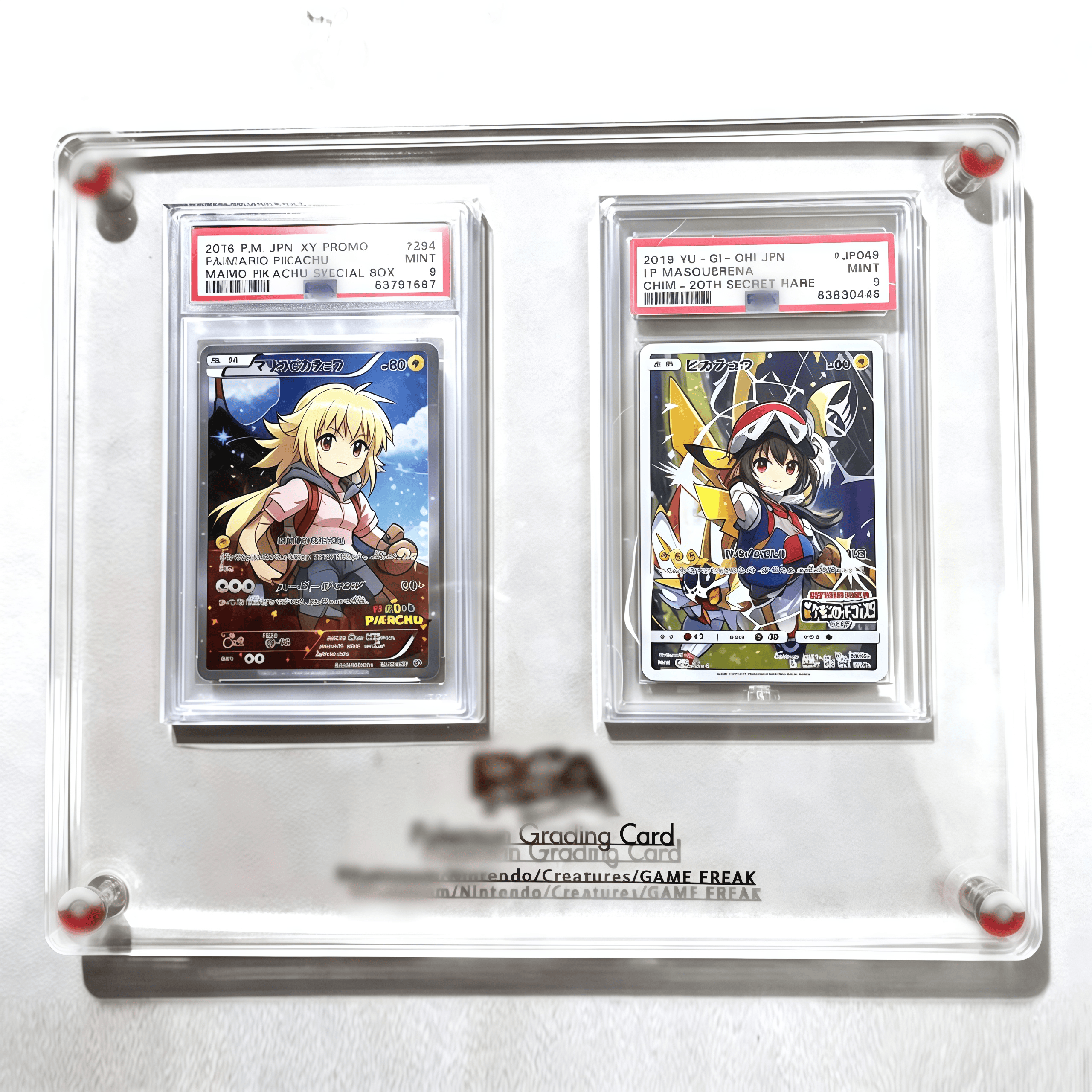 PTCG Pokemon Yu-Gi-Oh Rating G - Graded Card Display avaliação e preço
