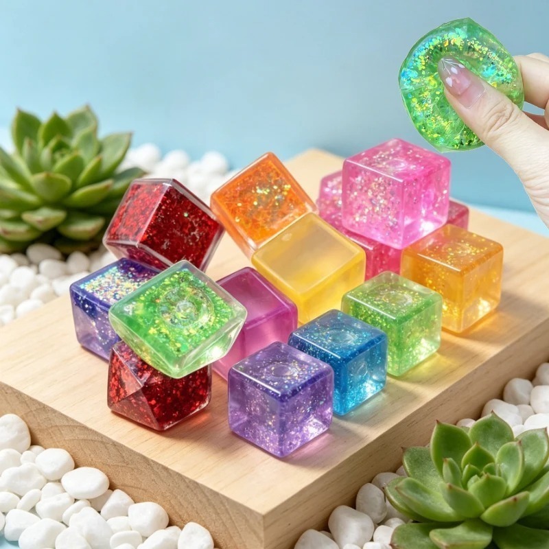Squishy Mini Water Cube Squeez - Fidget Cube Original avaliação e preço