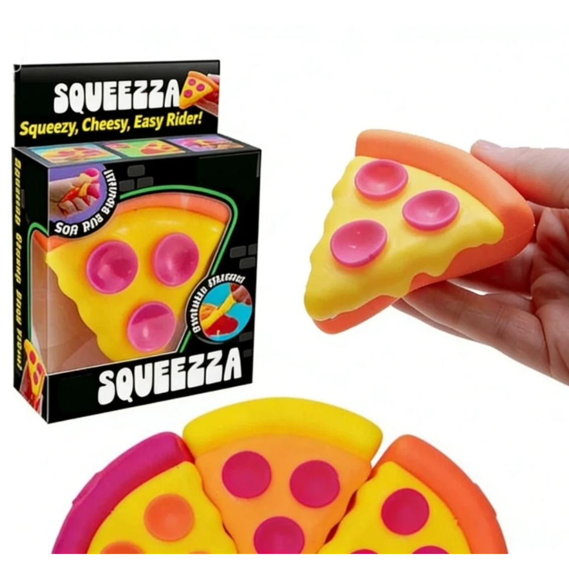 Schylling Needoh pizza Stress  - Fidget Cube Original avaliação e preço