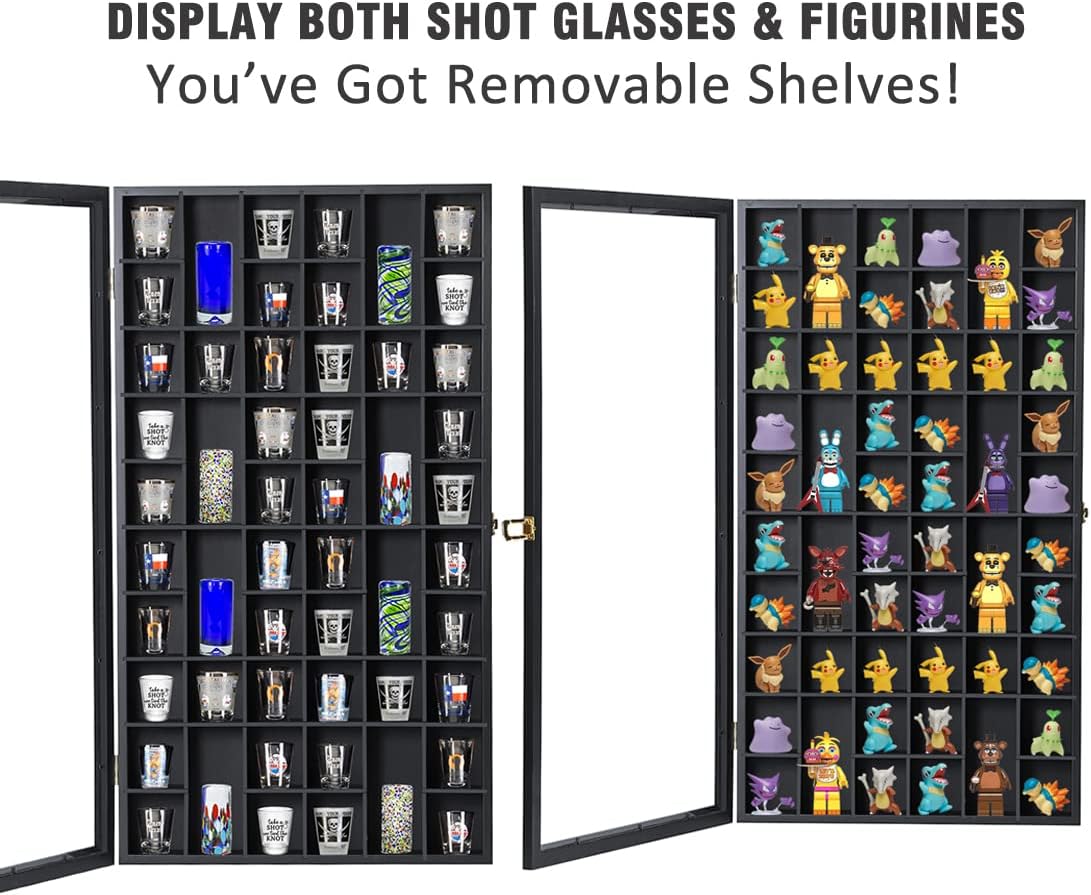 Large Shot Glass Display Case, - Display Case Acrylic avaliação e preço