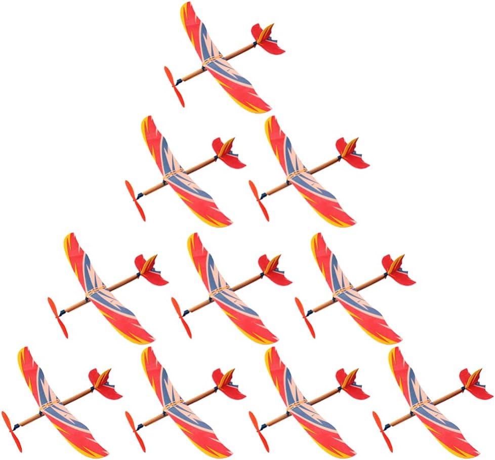 5/10Pcs Rubber Band Powered Ai - Model Airplane Plastic avaliação e preço