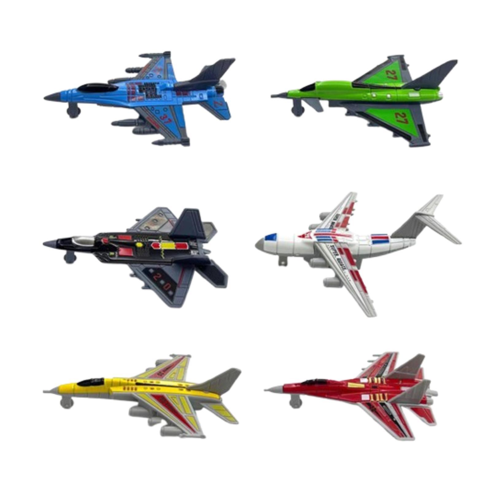 6x Alloy Metal Aircraft Models - Model Airplane Plastic avaliação e preço