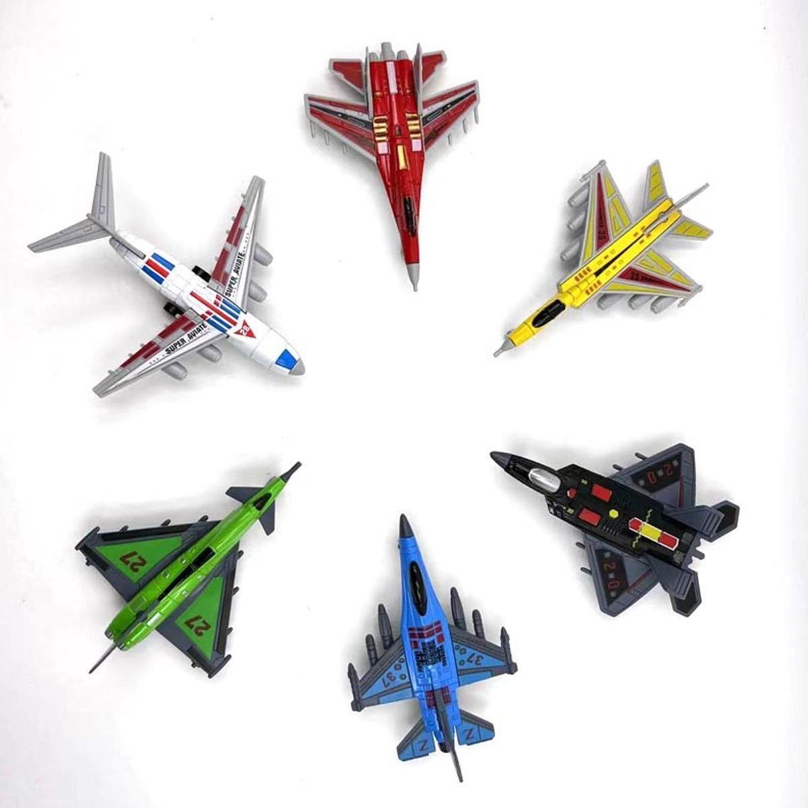 6x Alloy Metal Aircraft Models - Model Airplane Plastic avaliação e preço
