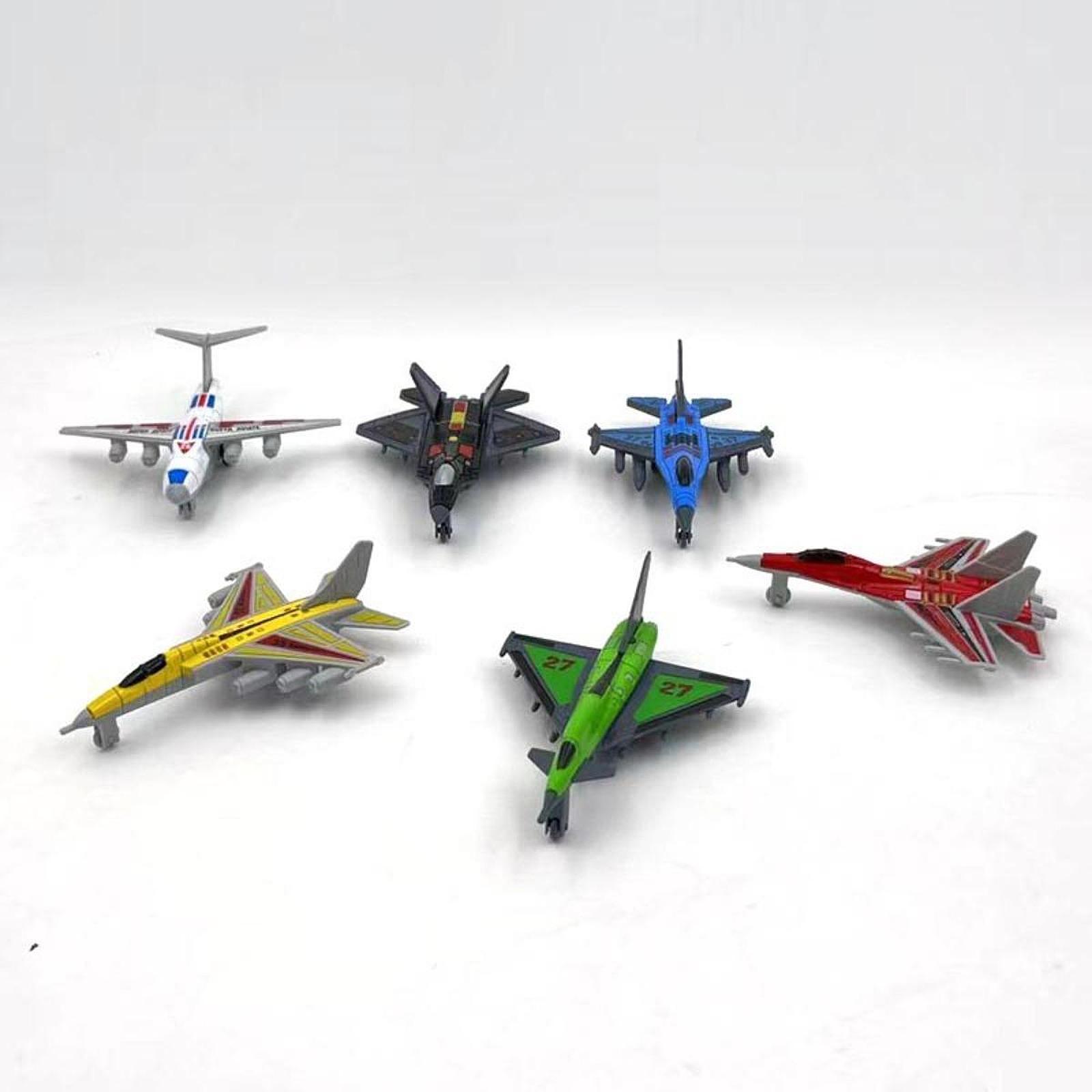 6x Alloy Metal Aircraft Models - Model Airplane Plastic avaliação e preço