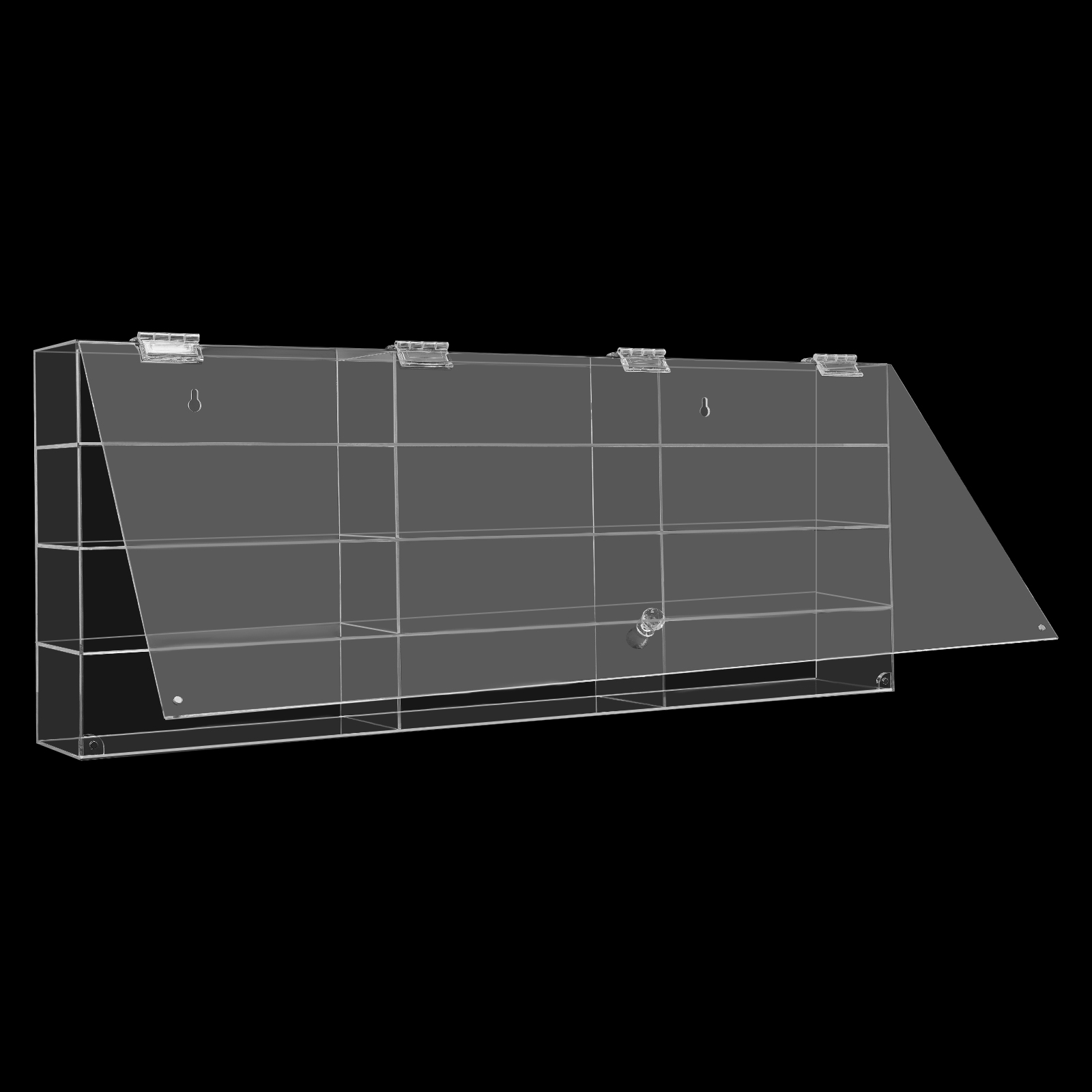 4 Tiers Wall Mounted Toy Displ - Display Case Acrylic avaliação e preço