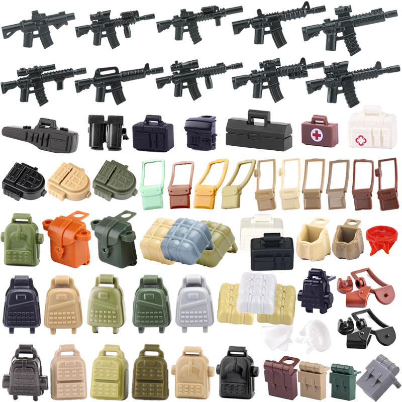 Military Figure Weapons Access - Lego Minifigure Holder avaliação e preço