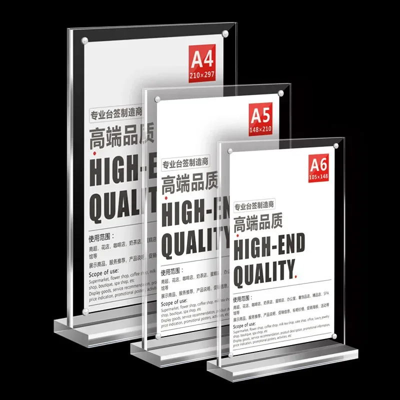 Acrylic Menu Sign Holder POP D - Pop Display Shelf avaliação e preço