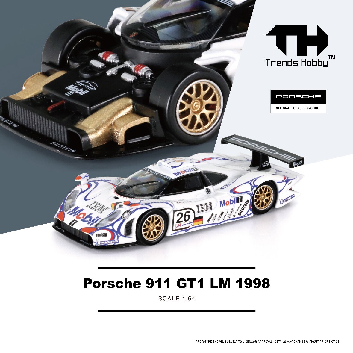 TH-Trends Hobby 1/64 095 911 G - Die Cast Car 1 64 avaliação e preço