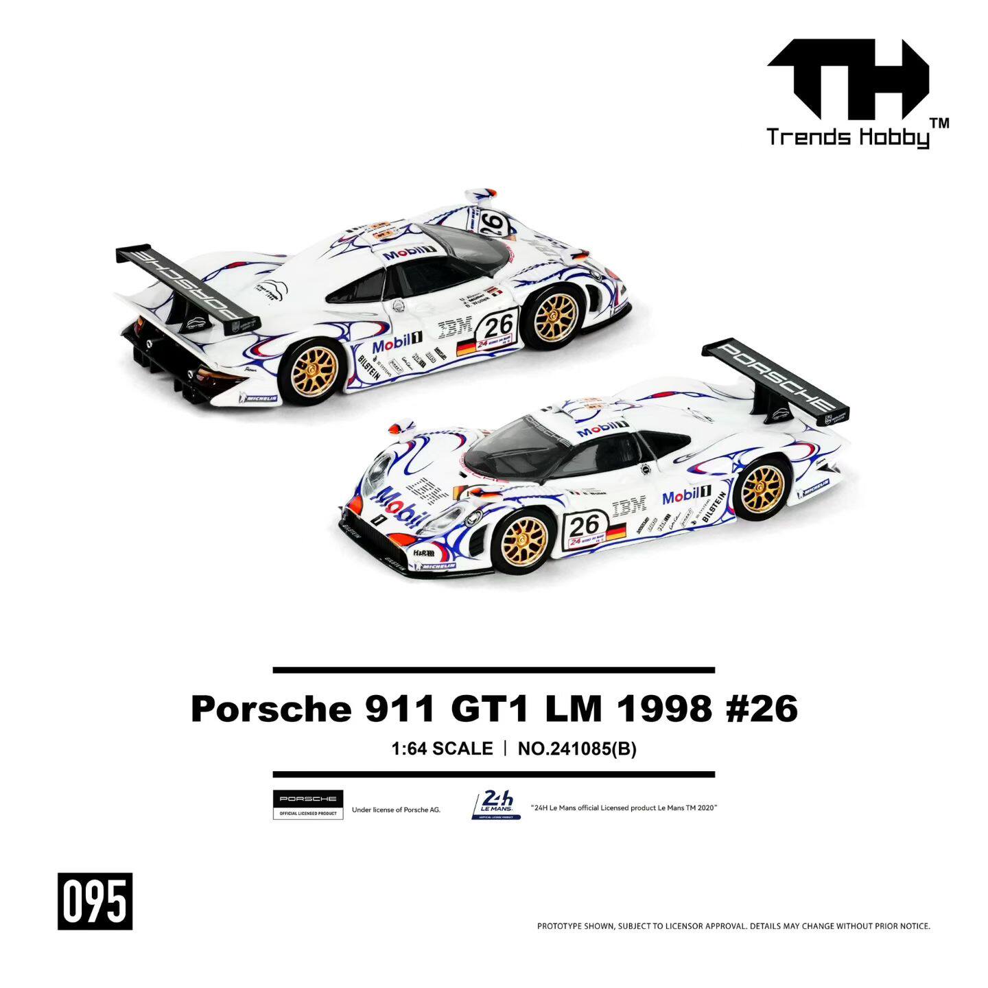 TH-Trends Hobby 1/64 095 911 G - Die Cast Car 1 64 avaliação e preço