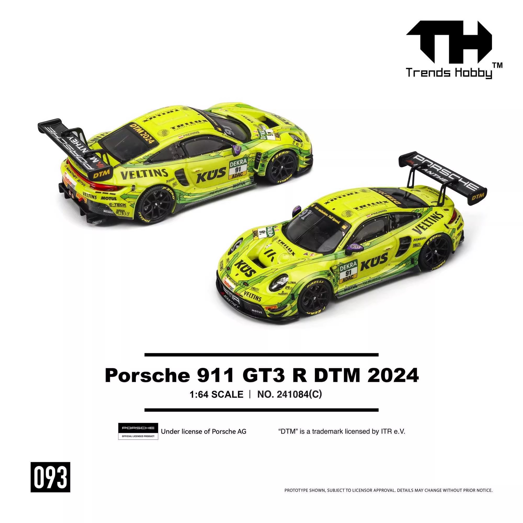 TH-Trends Hobby 1/64 095 911 G - Die Cast Car 1 64 avaliação e preço