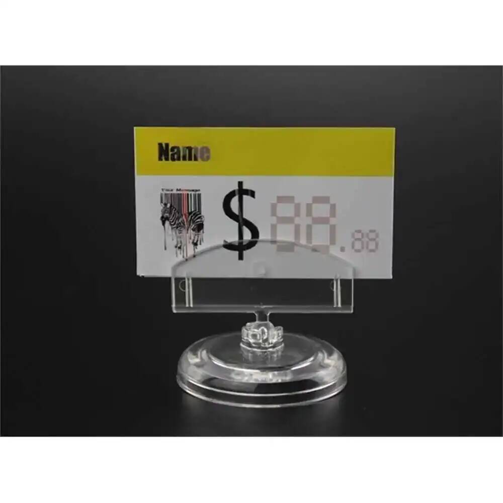Small Card Holder Stand Clear  - Pop Display Shelf avaliação e preço