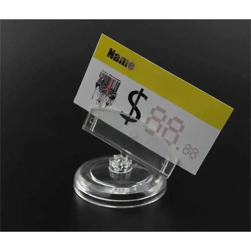 Small Card Holder Stand Clear  - Pop Display Shelf avaliação e preço