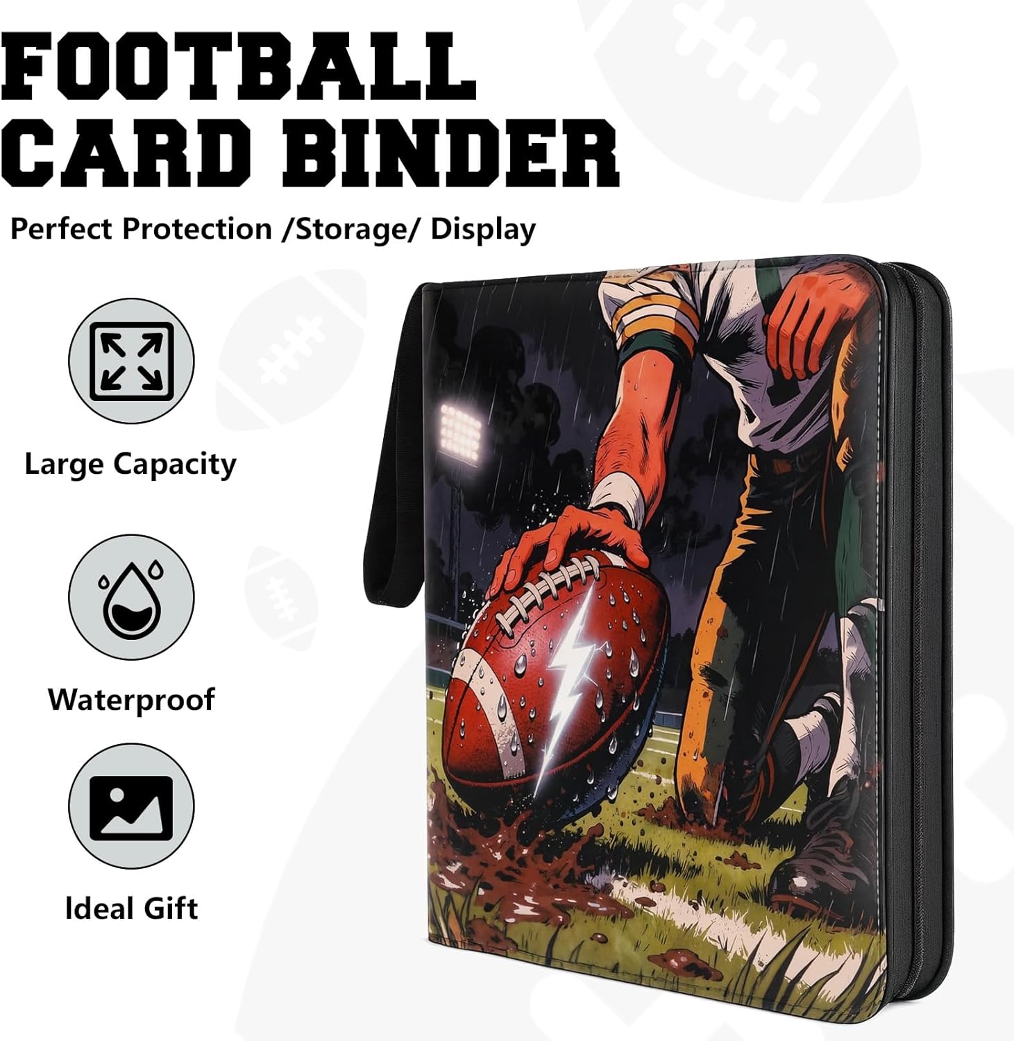Football Card Binder 9-Pocket  - Trading Card Binder avaliação e preço