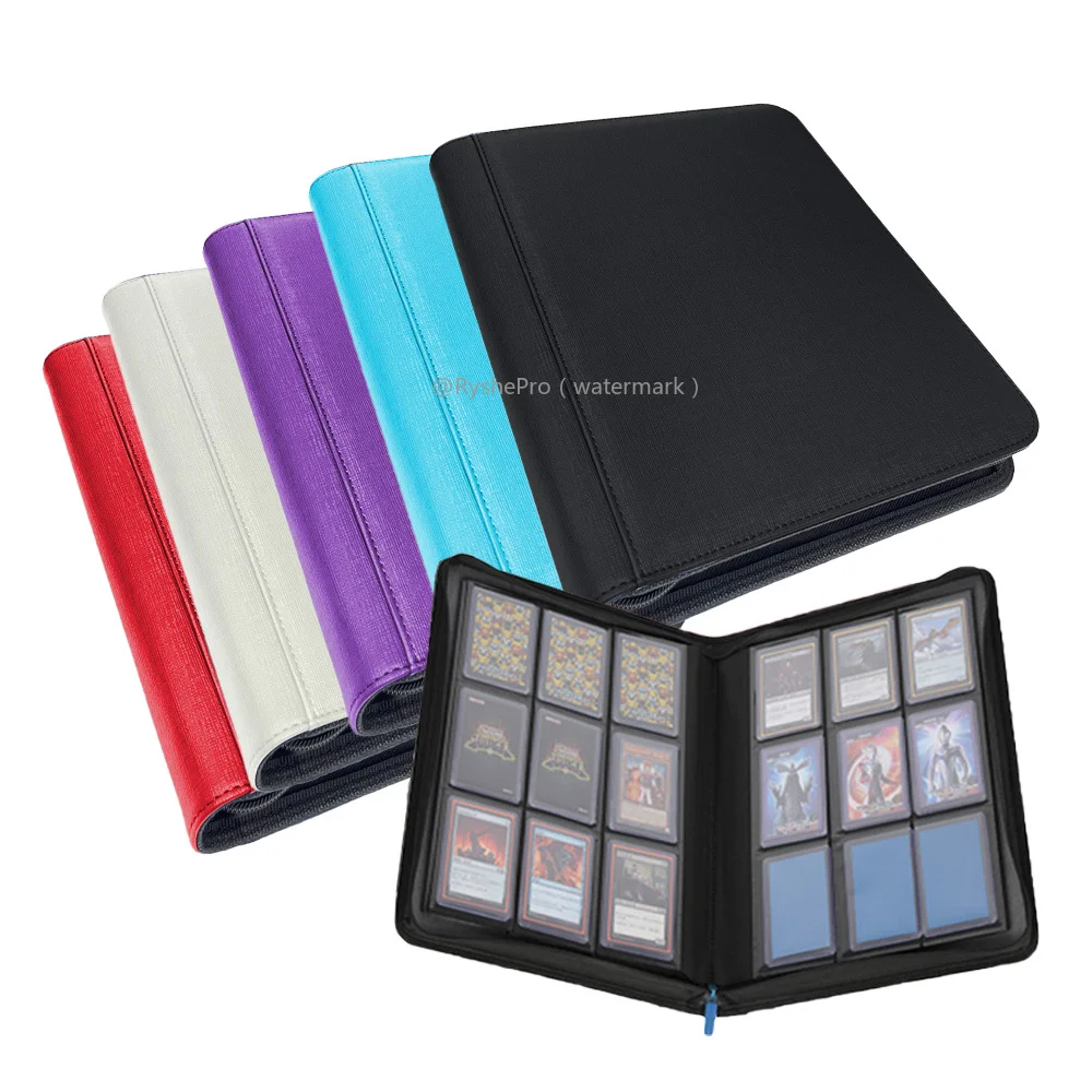 9 Pocket PU Leather Toploader  - Pokemon Binder Card avaliação e preço