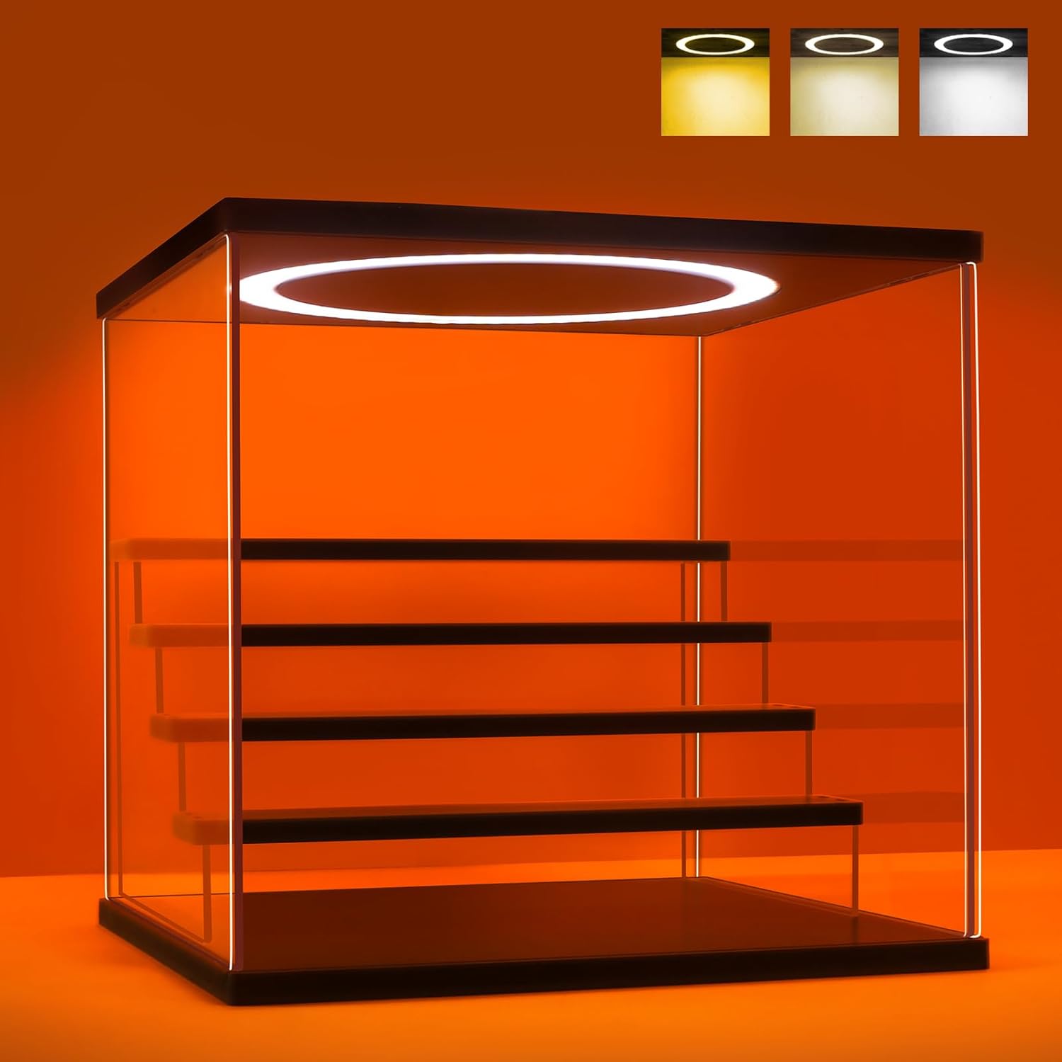 Acrylic Display Case with Adju - Display Case Acrylic avaliação e preço