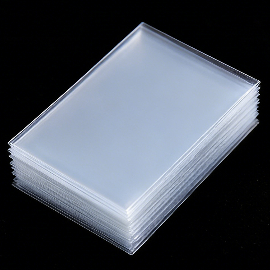100pcs 8.8/9cm Clear Card Slee - Card Penny Sleeve avaliação e preço