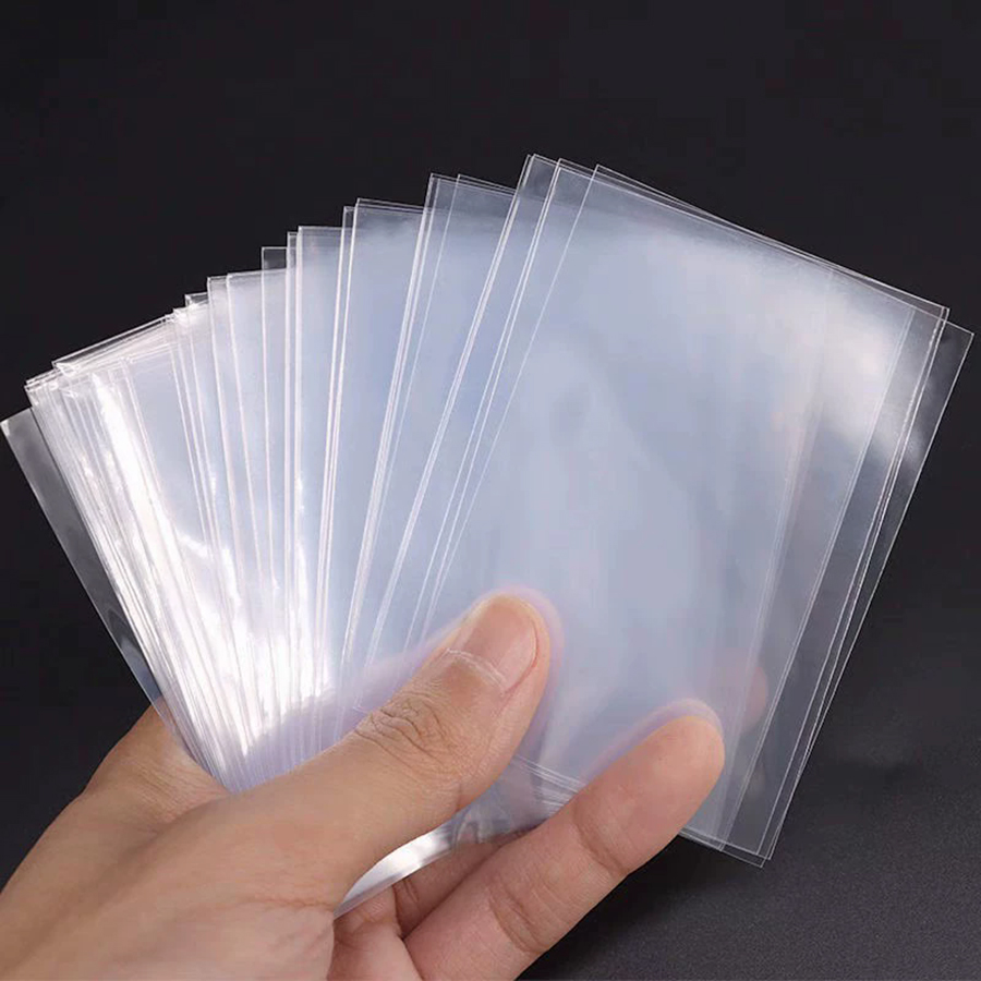 100pcs 8.8/9cm Clear Card Slee - Card Penny Sleeve avaliação e preço