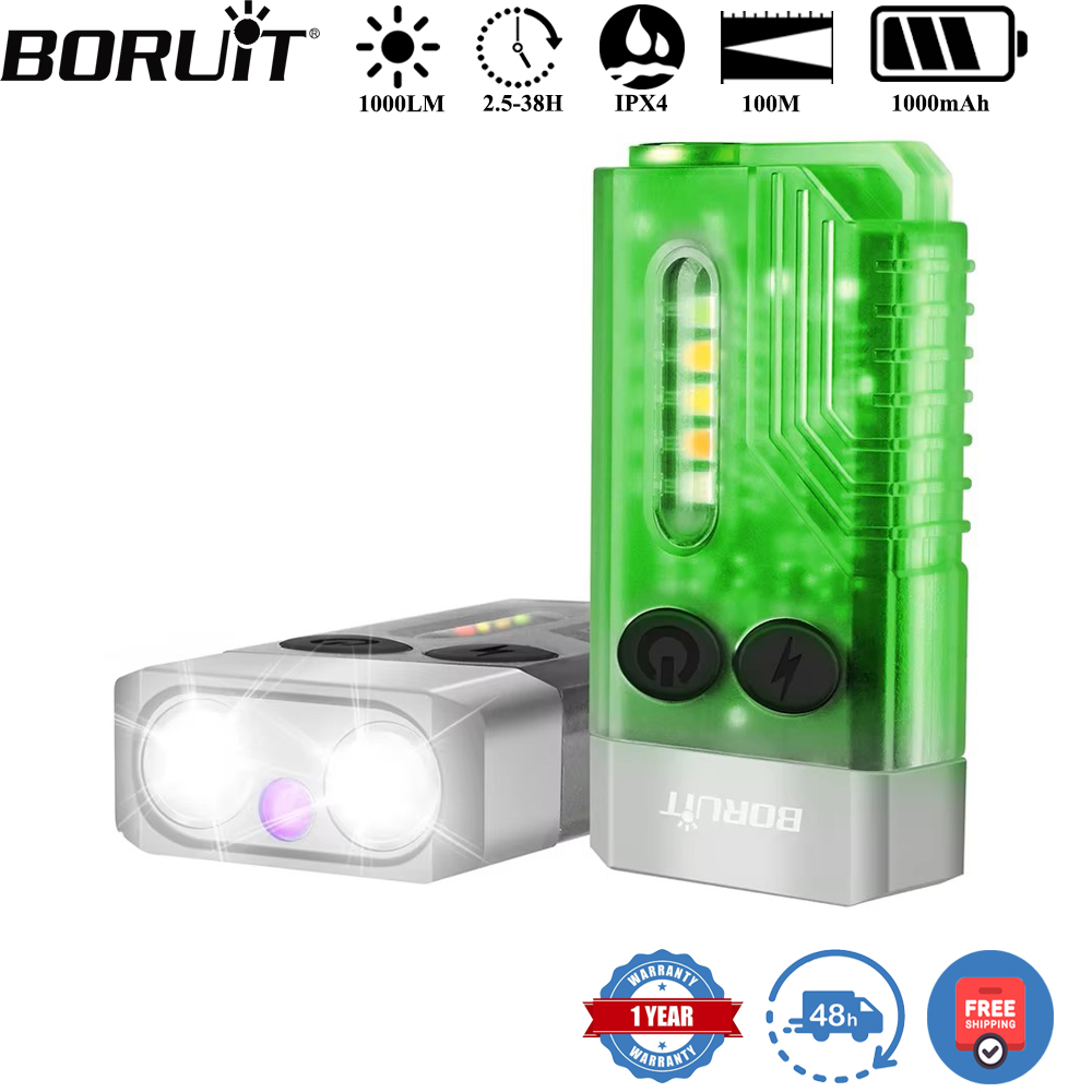 BORUiT V10 Keychain UV LED EDC - Fidget Cube Original avaliação e preço
